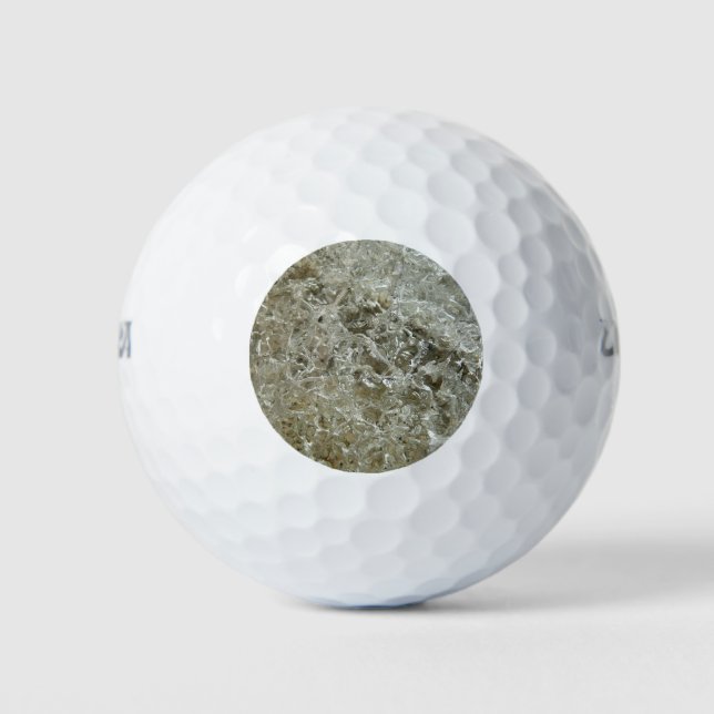 Glacial Ice Abstract Nature Texture Golf Balls (Front)