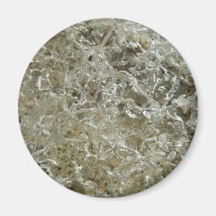 Glacial Ice Abstract Nature Texture Magnet