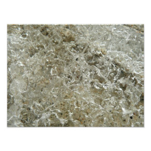 Glacial Ice Abstract Nature Texture Photo Print