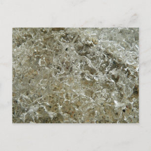 Glacial Ice Abstract Nature Texture Postcard