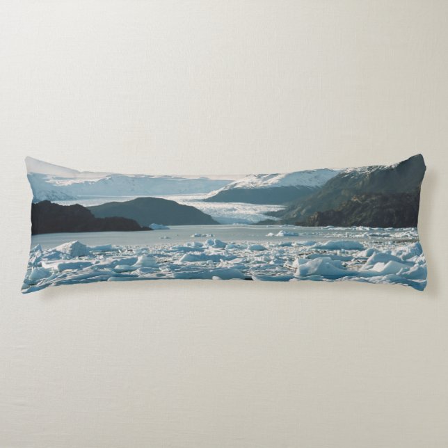 Glacial Icebergs Body Cushion (Front)