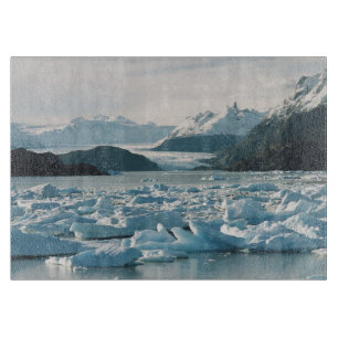 Glacial Icebergs Cutting Board