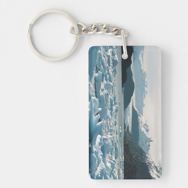 Glacial Icebergs Key Ring (Front)