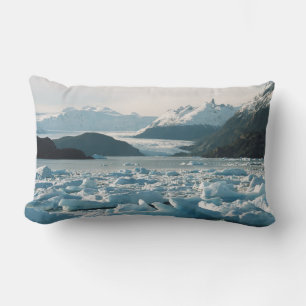 Glacial Icebergs Lumbar Cushion