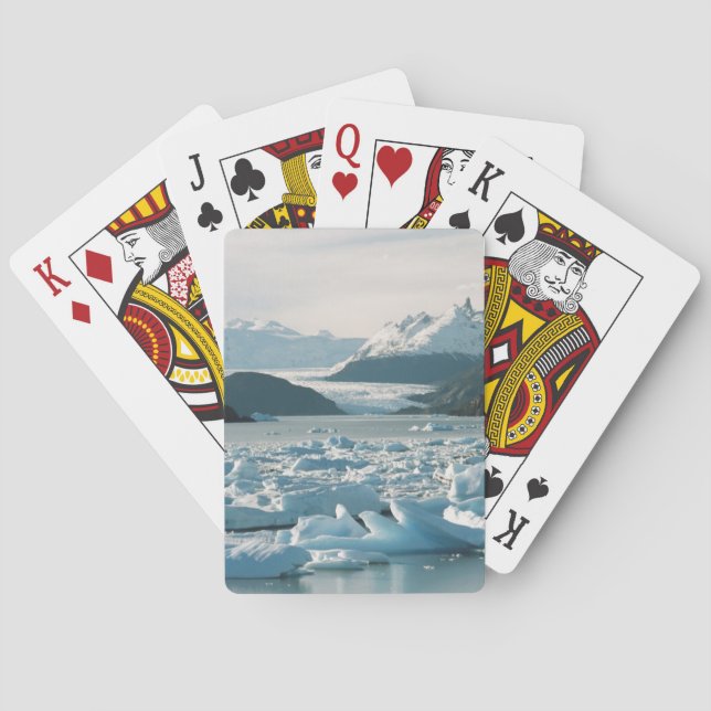Glacial Icebergs Playing Cards (Back)