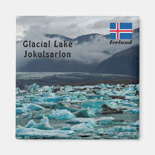 Glacial lake Jokulsarlon - Iceland Magnet