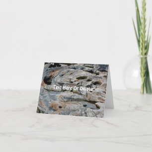 Glacial Potholes Nature Personalised Note  Card