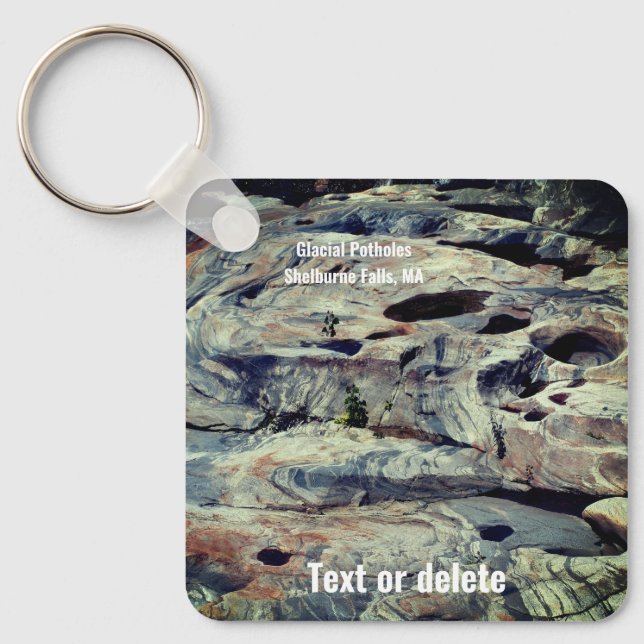 Glacial Potholes Shelburne Falls MA  Key Ring (Front)
