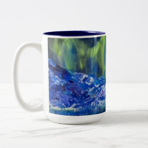 Glacial Reflections Two-Tone 15oz Coffee Mug