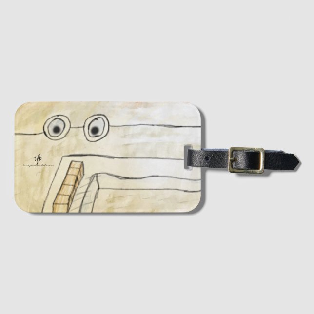 GlacialPairofEyeballs.exe Luggage Tag (Front Horizontal)