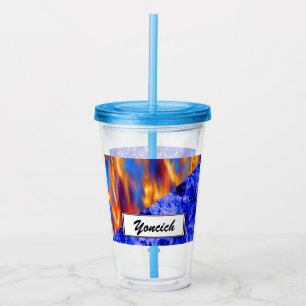 Glaciem et Ignis by Kenneth Yoncich Acrylic Tumbler
