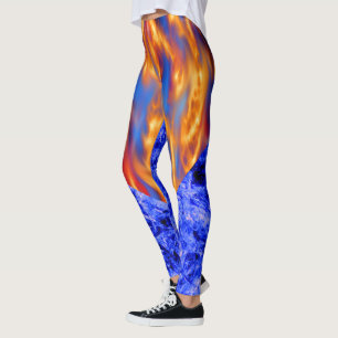 Glaciem et Ignis by Kenneth Yoncich Leggings