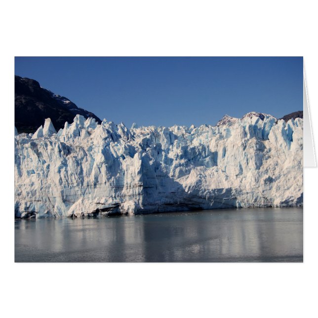 Glacier and Volcano Card (Front Horizontal)