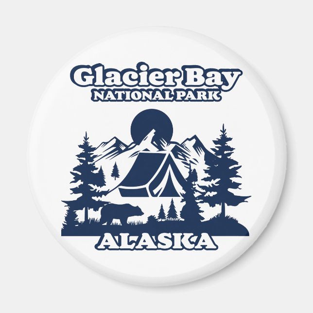 Glacier Bay Alaska Magnet (Front)
