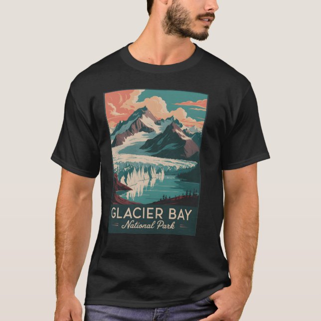 Glacier Bay Alaska National Park friend T-Shirt (Front)