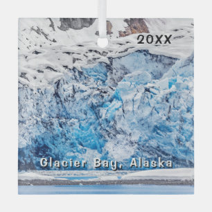 Glacier Bay, Cruising Alaska, Glass Tree Decoration