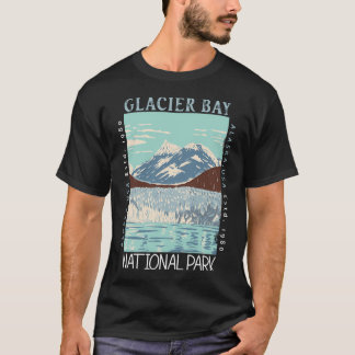 Glacier Bay National Park Alaska Distressed T-Shirt