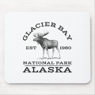 Glacier Bay National Park Alaska Moose Hiking Outd Mouse Pad