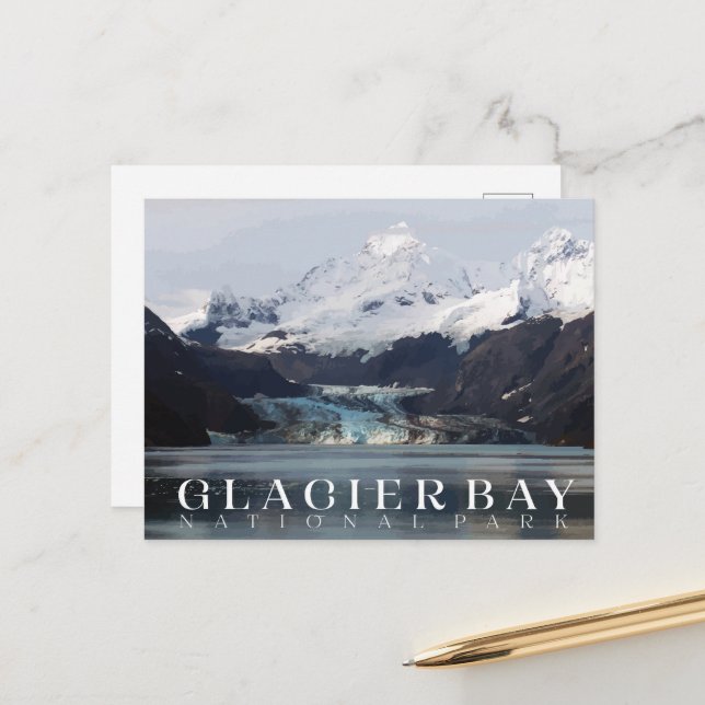 Glacier Bay National Park, Alaska Postcard (Front/Back In Situ)