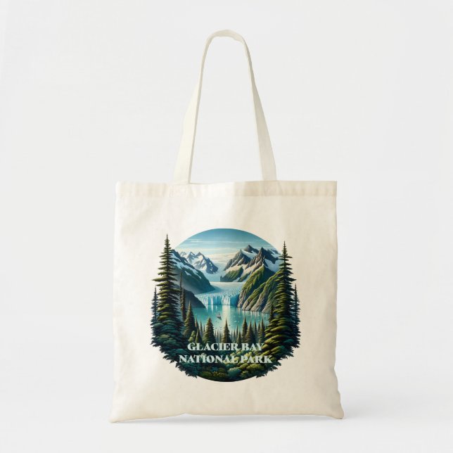 Glacier Bay National Park Alaska Tote Bag (Front)