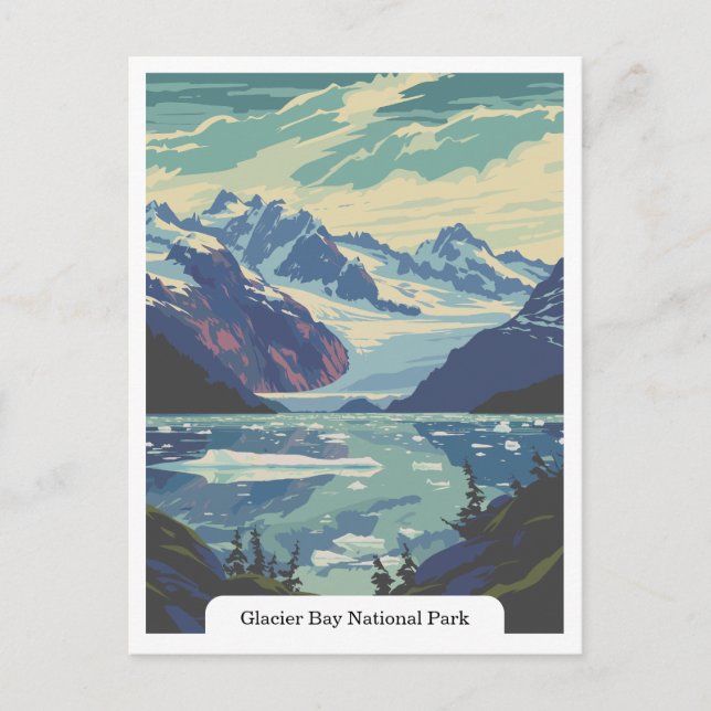 Glacier Bay National Park, Alaska USA Postcard (Front)