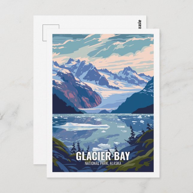 Glacier Bay National Park Alaska USA  Postcard (Front/Back)