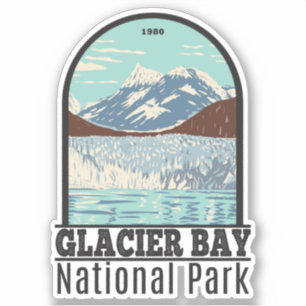 Glacier Bay National Park Alaska Vintage