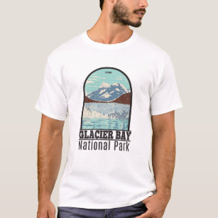 Glacier Bay National Park Alaska Vintage T-Shirt