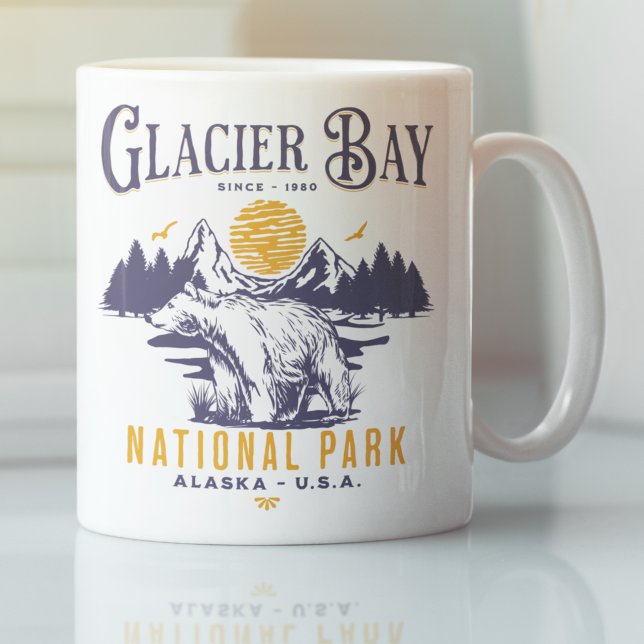 Glacier Bay National Park Charming Woodland view Coffee Mug (Creator Uploaded)