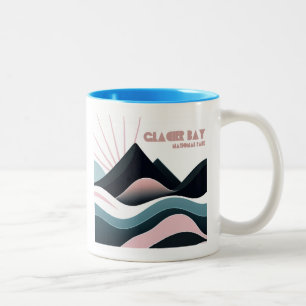 Glacier Bay National Park Coloured Hills Two-Tone Coffee Mug