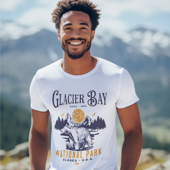 Glacier Bay National Park Cute Forest Landscape T-Shirt (Creator Uploaded)