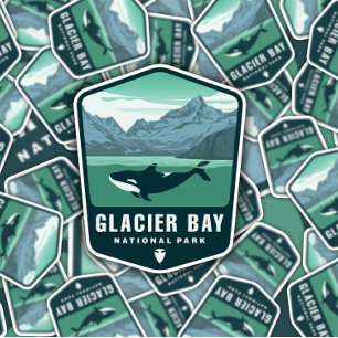 Glacier Bay National Park   Die-Cut Sticker