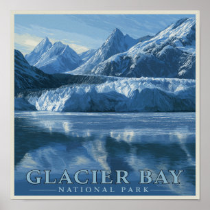 Glacier Bay National Park in Alaska Poster