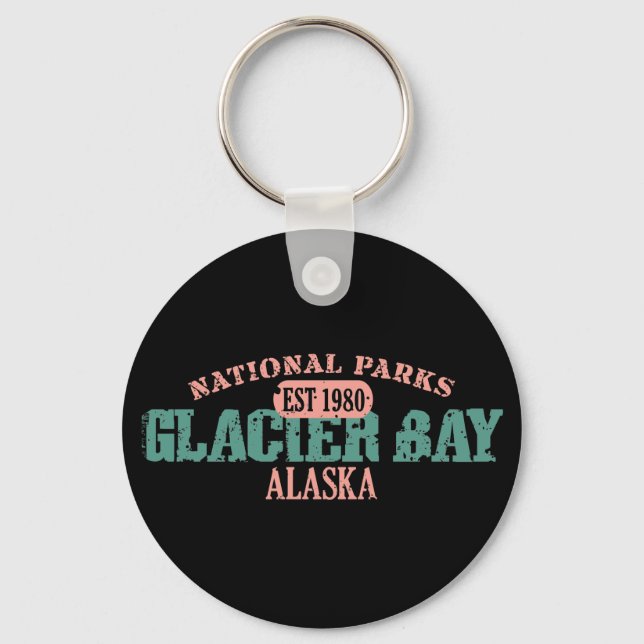 Glacier Bay National Park Key Ring (Front)