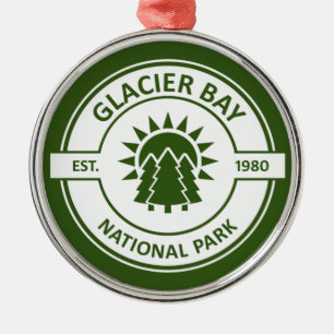 Glacier Bay National Park Metal Ornament