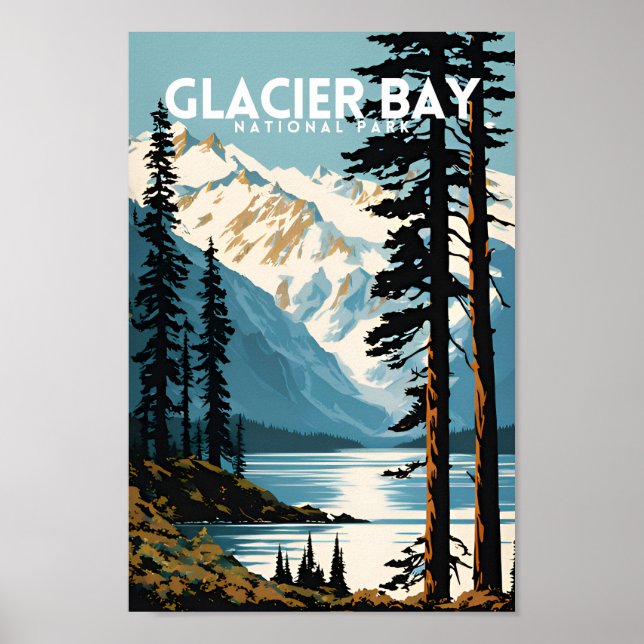 Glacier Bay National Park Poster (Front)