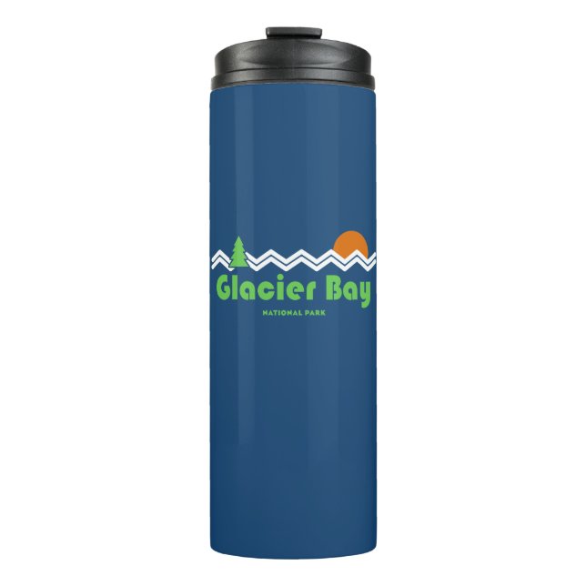 Glacier Bay National Park Retro Thermal Tumbler (Front)