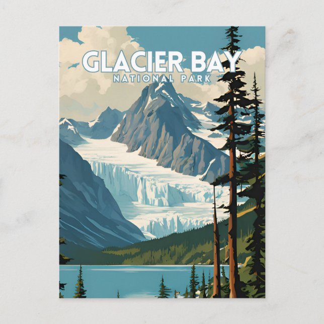 Glacier Bay National Park Traditional Travel Postcard (Front)