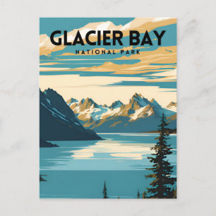 Glacier Bay National Park Travel Postcard