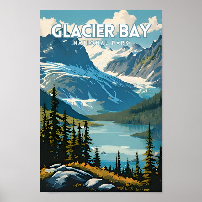 Glacier Bay National Park Travel PS Poster (Front)