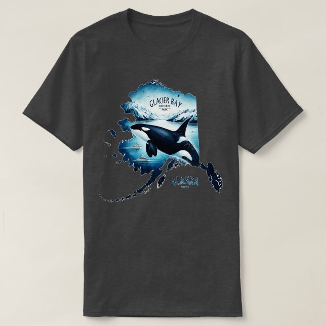 glacier bay national park TShirt (Design Front)
