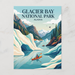 Glacier Bay National Park USA Postcard