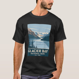 Glacier Bay National Park Vintage Camping Hiking M T-Shirt