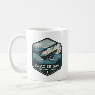 Glacier Bay National Park Whale Badge Coffee Mug