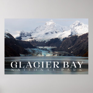 Glacier Bay Poster, Alaska Print