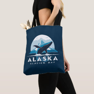 Glacier Bay Whale - Alaska Tote Bag