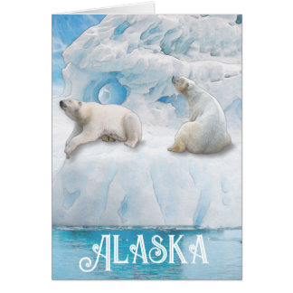 Glacier Bears Alaska - 5" x 7" Art Card