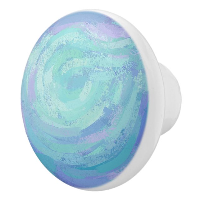 Glacier Ceramic Knob (Right)