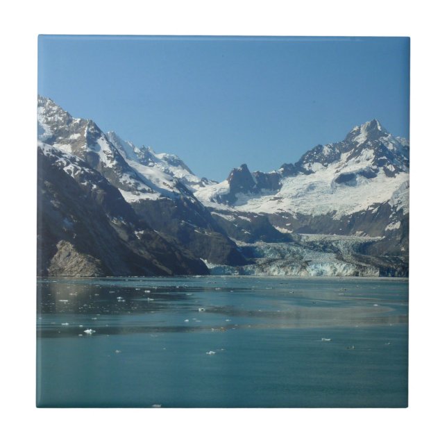 Glacier-Fed Waters of Alaska Ceramic Tile (Front)