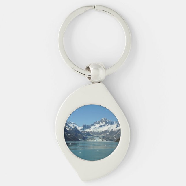 Glacier-Fed Waters of Alaska Key Ring (Front)